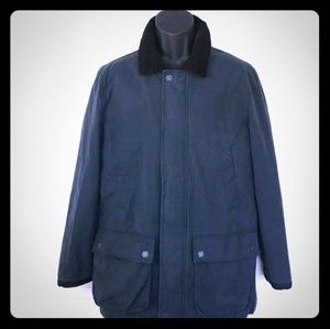 Vince Camuto British Millerain Waxed Cotton coat